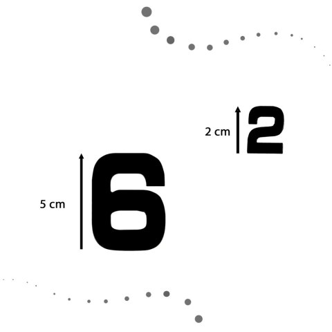 Duży Zegar Ścienny naklejany regulowany czarny 70 - 130 cm Duży Zegar Ścienny naklejany regulowany czarny 70 - 130 cm