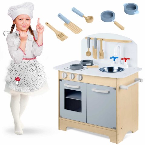 Drewniana interaktywna kuchnia dla dzieci - Ricokids RK-852 Drewniana interaktywna kuchnia dla dzieci - Ricokids RK-852