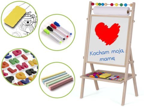 Duża, Wielofunkcyjna Tablica dla Dzieci Ricokids – Magnetyczna i Kredowa Duża, Wielofunkcyjna Tablica dla Dzieci Ricokids – Magnetyczna i Kredowa