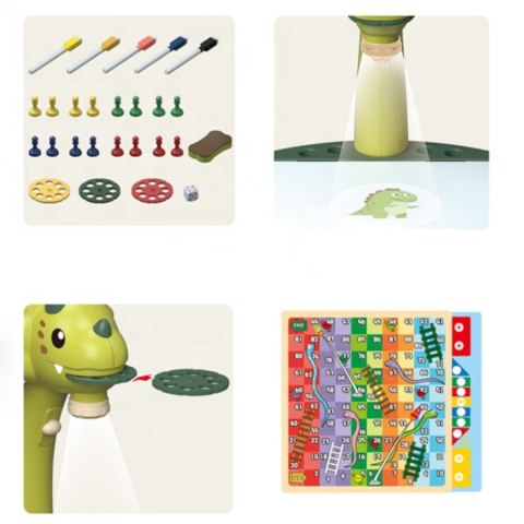 Edukacyjny Projektor T-Rex – Rysowanie, Lampka Nocna, Gry Dla Dzieci Edukacyjny Projektor T-Rex – Rysowanie, Lampka Nocna, Gry Dla Dzieci