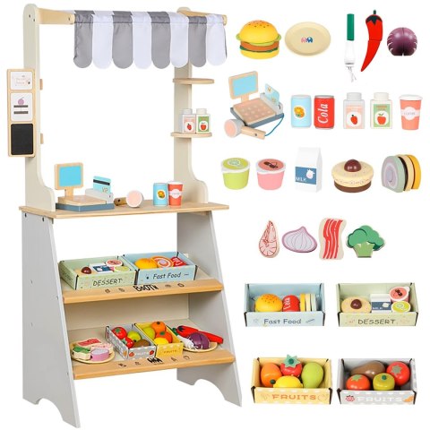 Drewniany Stragan Sklep dla Dzieci – Warzywniak Supermarket Drewniany Stragan Sklep dla Dzieci – Warzywniak Supermarket