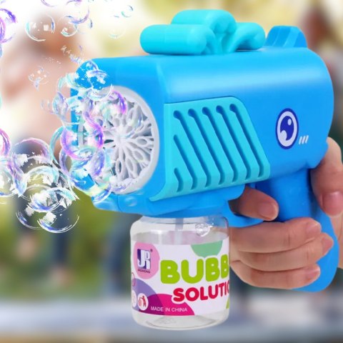 Niebieski Pistolet Do Baniek Mydlanych Wieloryb Z Płynem Niebieski Pistolet Do Baniek Mydlanych Wieloryb Z Płynem