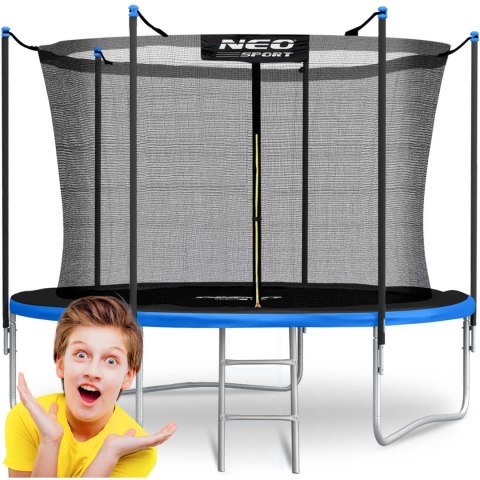 Trampolina Ogrodowa 183 cm (6 ft) z siatką wewn. i drabinką Neo-Sport Trampolina Ogrodowa 183 cm (6 ft) z siatką wewn. i drabinką Neo-Sport