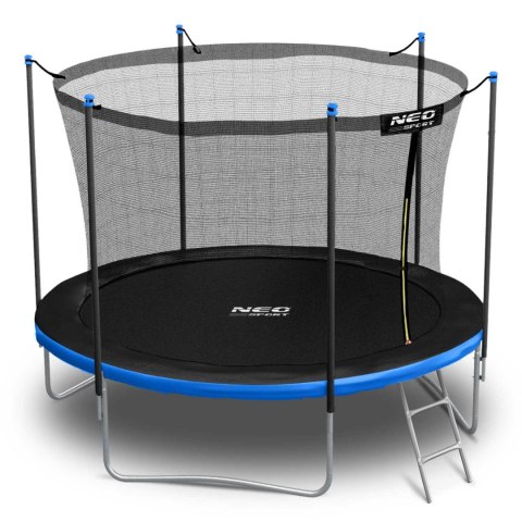 Trampolina Ogrodowa 183 cm (6 ft) z siatką wewn. i drabinką Neo-Sport Trampolina Ogrodowa 183 cm (6 ft) z siatką wewn. i drabinką Neo-Sport