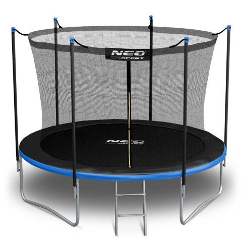 Trampolina Ogrodowa 183 cm (6 ft) z siatką wewn. i drabinką Neo-Sport Trampolina Ogrodowa 183 cm (6 ft) z siatką wewn. i drabinką Neo-Sport