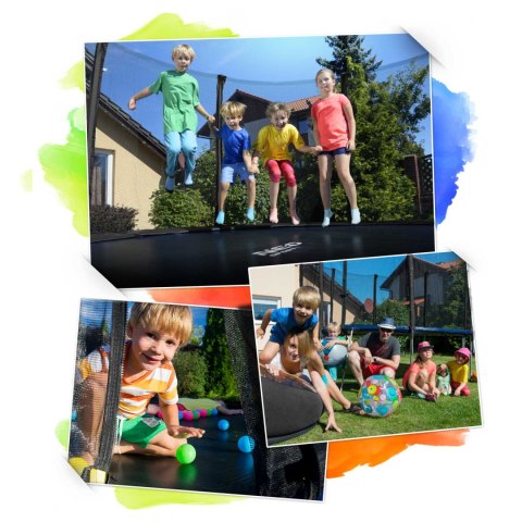 Trampolina Ogrodowa 183 cm (6 ft) z siatką wewn. i drabinką Neo-Sport Trampolina Ogrodowa 183 cm (6 ft) z siatką wewn. i drabinką Neo-Sport