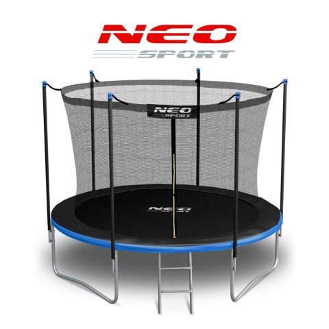 Trampolina Ogrodowa 183 cm (6 ft) z siatką wewn. i drabinką Neo-Sport Trampolina Ogrodowa 183 cm (6 ft) z siatką wewn. i drabinką Neo-Sport