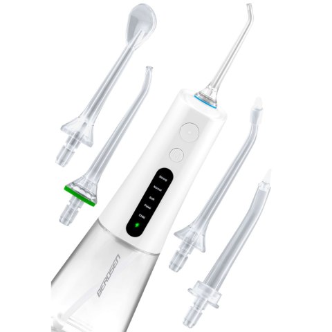 Bezprzewodowy irygator dentystyczny Berdsen BT-200 5 trybów, 5 końcówek Bezprzewodowy irygator dentystyczny Berdsen BT-200 5 trybów, 5 końcówek