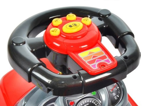 Autko Jeździk 3w1 DELUXE – Pchacz Z Rączką, Barierkami I Muzyką