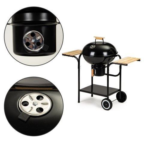 Grill Ogrodowy Węglowy MultiGarden – Pokrywa, Półki i Popielnik Grill Ogrodowy Węglowy MultiGarden – Pokrywa, Półki i Popielnik