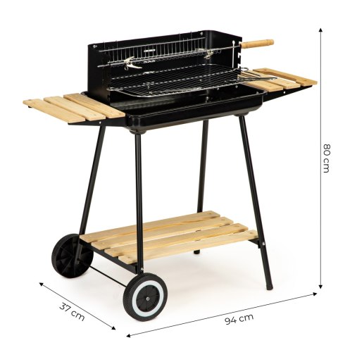 Grill Ogrodowy Węglowy MultiGarden – Duży Ruszt i Regulacja Wysokości Grill Ogrodowy Węglowy MultiGarden – Duży Ruszt i Regulacja Wysokości