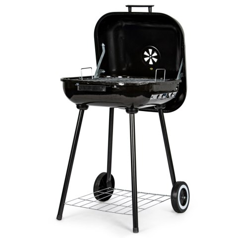 Grill Węglowy Ogrodowy MultiGarden – Duży Ruszt i Pokrywa na Zawiasach Grill Węglowy Ogrodowy MultiGarden – Duży Ruszt i Pokrywa na Zawiasach