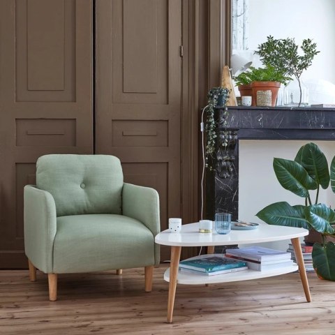 Nowoczesny Stolik Kawowy – Drewniane Nogi, Styl Skandynawski ModernHome