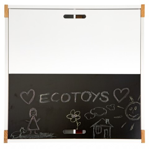 Komplet Stolik Z Krzesełkami ECOTOYS Organizer Tablica Skandynawski Komplet Stolik Z Krzesełkami ECOTOYS Organizer Tablica Skandynawski