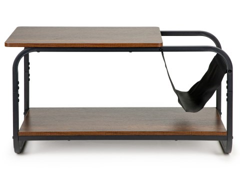 Stolik Kawowy Styl Loft Z Dwoma Poziomami – Metalowy Stelaż ModernHome Stolik Kawowy Styl Loft Z Dwoma Poziomami – Metalowy Stelaż ModernHome