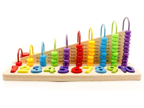 Zabawka Edukacyjna Liczydło z Klockami i Cyframi ECOTOYS Zabawka Edukacyjna Liczydło z Klockami i Cyframi ECOTOYS