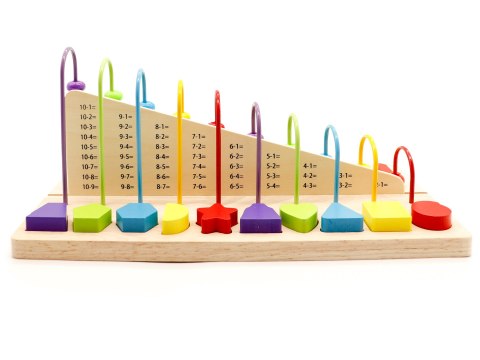 Zabawka Edukacyjna Liczydło z Klockami i Cyframi ECOTOYS Zabawka Edukacyjna Liczydło z Klockami i Cyframi ECOTOYS