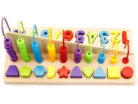 Zabawka Edukacyjna Liczydło z Klockami i Cyframi ECOTOYS Zabawka Edukacyjna Liczydło z Klockami i Cyframi ECOTOYS