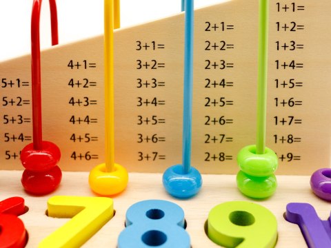 Zabawka Edukacyjna Liczydło z Klockami i Cyframi ECOTOYS Zabawka Edukacyjna Liczydło z Klockami i Cyframi ECOTOYS