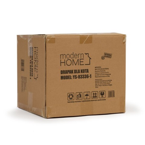 Kompaktowy drapak dla kota – legowisko, domek, słupek sizalowy 55,5 cm