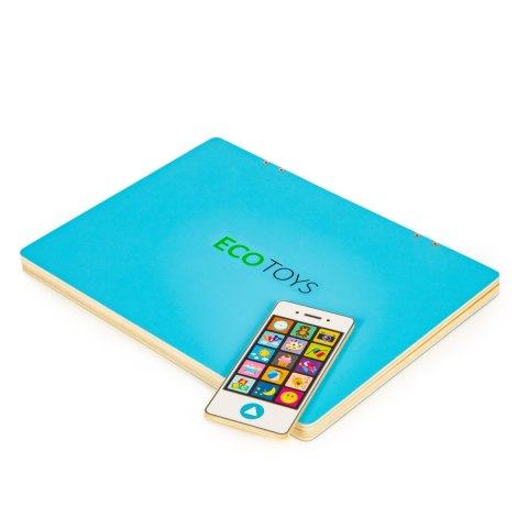 Edukacyjny Laptop dla Dzieci Magnetyczny Kredowy ECOTOYS 2w1 Edukacyjny Laptop dla Dzieci Magnetyczny Kredowy ECOTOYS 2w1