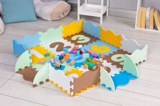 Piankowa Mata Edukacyjna Puzzle IPLAY Nauka Cyferek