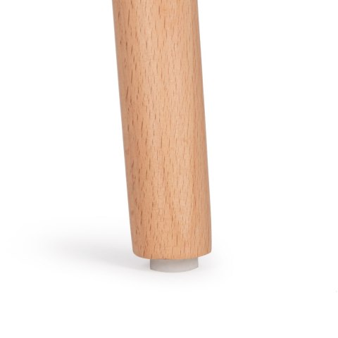 Stół Skandynawski Okrągły 60 Cm – Bukowe Nogi, Matowy Blat ModernHome Stół Skandynawski Okrągły 60 Cm – Bukowe Nogi, Matowy Blat ModernHome