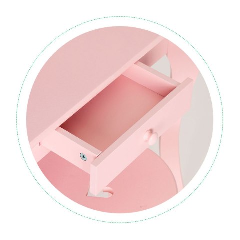 Drewniana Toaletka Z Taboretem ECOTOYS – Idealna Dla Małych Księżniczek Drewniana Toaletka Z Taboretem ECOTOYS – Idealna Dla Małych Księżniczek