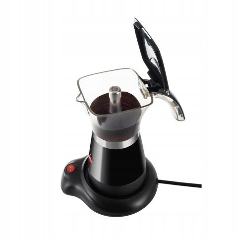 Elektryczna Kawiarka KA50 Kaffe – 6 Filiżanek, Obrotowa Podstawa, 480W