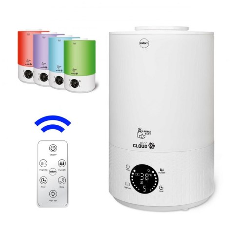 Nawilżacz Ultradźwiękowy NU40 ATMA ELDOM – Aromaterapia i Wyświetlacz LCD Nawilżacz Ultradźwiękowy NU40 ATMA ELDOM – Aromaterapia i Wyświetlacz LCD