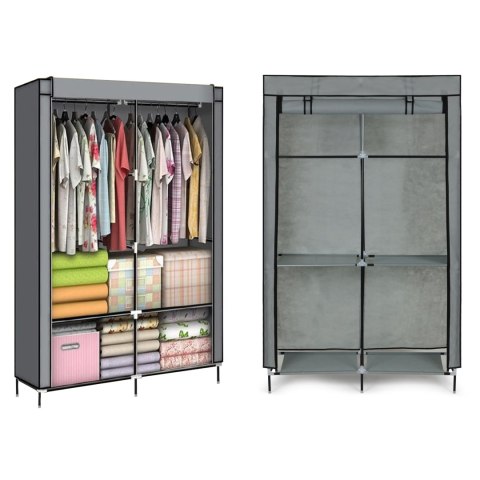 ModernHome Szafa Garderoba Tekstylna Materiałowa 106x43,5x174 cm