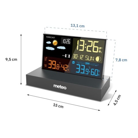 Stacja Pogodowa METEO SP110C – Bezprzewodowa, Barometr, Czujnik Zewnętrzny