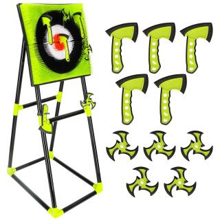 Dart tarcza silikonowa rzutki toporek x5 gwiazdka x5 gra zręcznościowa 21"