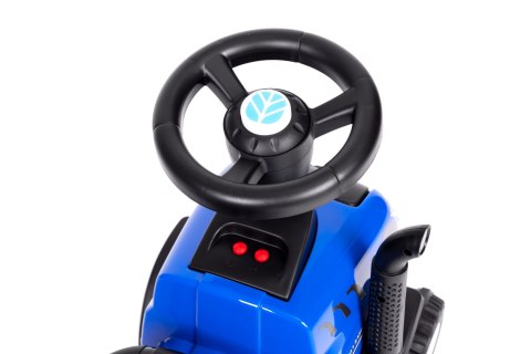 Traktor Jeździk New Holland z przyczepką i Akcesoriami Niebieski