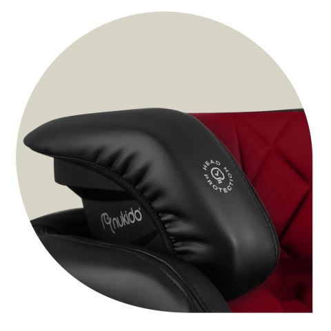 Fotelik samochodowy Nukido Louis ISOFIX i-Size (15-36 kg) - czerwony