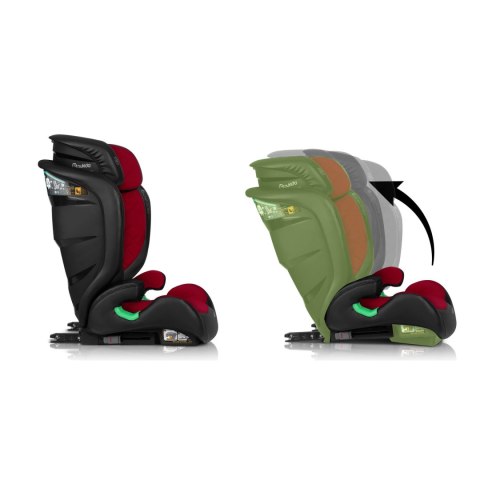 Fotelik samochodowy Nukido Louis ISOFIX i-Size (15-36 kg) - czerwony
