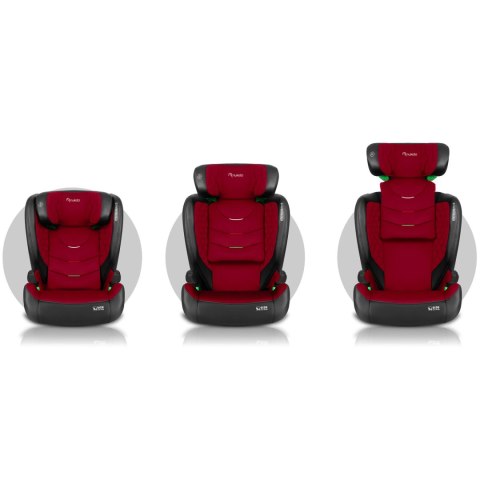 Fotelik samochodowy Nukido Louis ISOFIX i-Size (15-36 kg) - czerwony