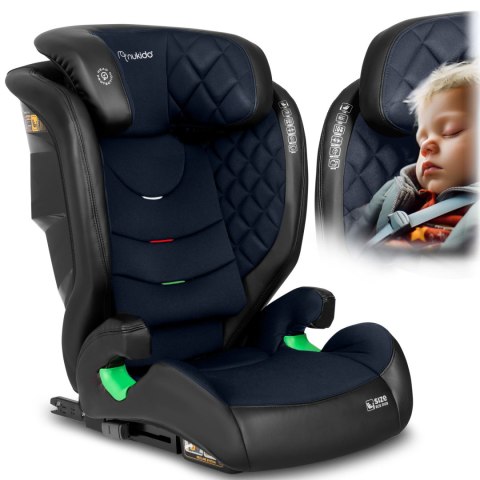 Fotelik samochodowy Nukido Louis ISOFIX i-Size (15-36 kg) - granatowy