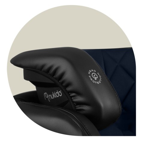 Fotelik samochodowy Nukido Louis ISOFIX i-Size (15-36 kg) - granatowy