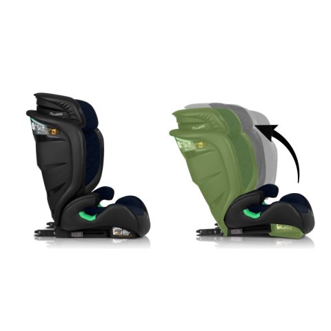 Fotelik samochodowy Nukido Louis ISOFIX i-Size (15-36 kg) - granatowy