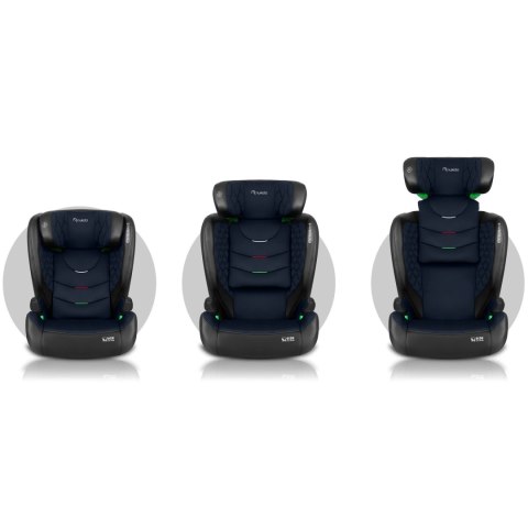 Fotelik samochodowy Nukido Louis ISOFIX i-Size (15-36 kg) - granatowy