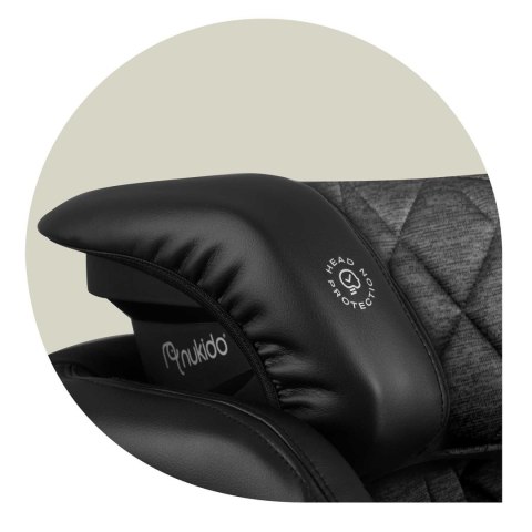 Fotelik samochodowy Nukido Louis ISOFIX i-Size (15-36 kg) - szary