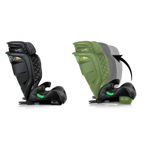Fotelik samochodowy Nukido Louis ISOFIX i-Size (15-36 kg) - szary