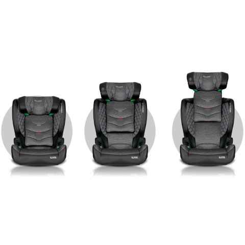 Fotelik samochodowy Nukido Louis ISOFIX i-Size (15-36 kg) - szary