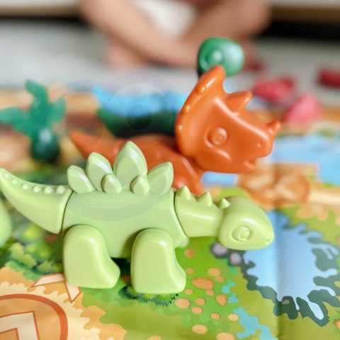 Zestaw Konstrukcyjny Dinozaury 2w1 WOOPIE – Gra Planszowa Dla Dzieci Zestaw Konstrukcyjny Dinozaury 2w1 WOOPIE – Gra Planszowa Dla Dzieci