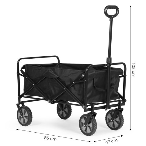 Duży Składany Wózek Ogrodowy Plażowy MultiGarden 85x47 cm składany