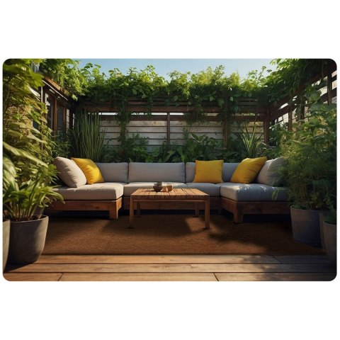 Mata Piankowa Puzzle Massido – 6 Szt., 60x60 cm, Brązowa Mata Piankowa Puzzle Massido – 6 Szt., 60x60 cm, Brązowa