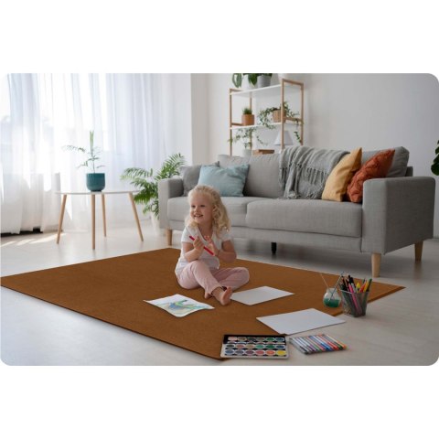 Mata Piankowa Puzzle Massido – 6 Szt., 60x60 cm, Brązowa Mata Piankowa Puzzle Massido – 6 Szt., 60x60 cm, Brązowa