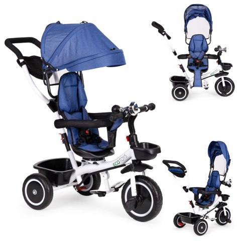 Rowerek Spacerowy ECOTOYS Z Daszkiem I Rączką Do Prowadzenia Rowerek Spacerowy ECOTOYS Z Daszkiem I Rączką Do Prowadzenia