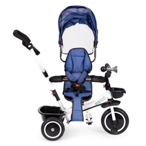 Rowerek Spacerowy ECOTOYS Z Daszkiem I Rączką Do Prowadzenia Rowerek Spacerowy ECOTOYS Z Daszkiem I Rączką Do Prowadzenia